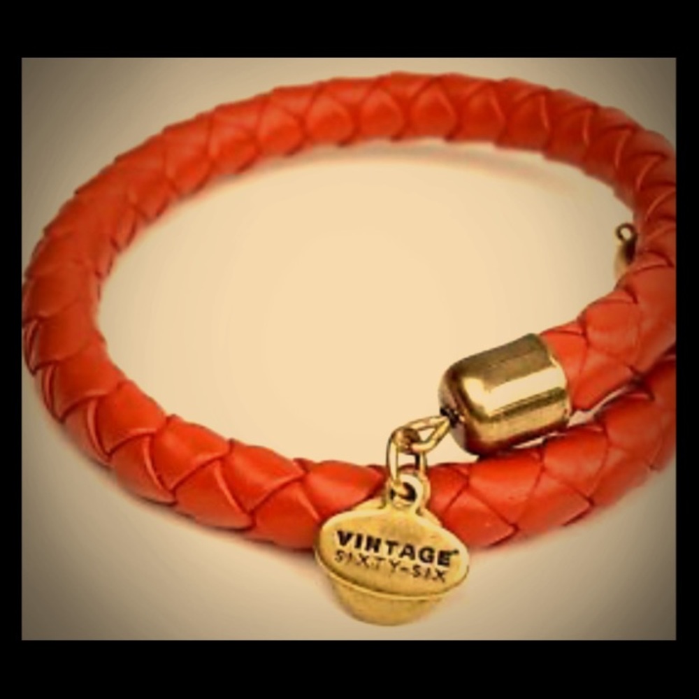 Alex and Ani Vintage 66 Sun Blaze Red Bracelet